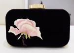 Unique Design Women ' S Evening Bags And Clutches , Floral Embroidered Purse