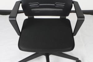 Quality 12.2KG Smooth Mesh Swivel Ergonomically Designed Chair Black Nylon Castor wholesale