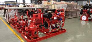 Quality Horizontal End Suction Electric Motor Driven Fire Pump 68.2M3/H 60m UL FM NFPA20 wholesale