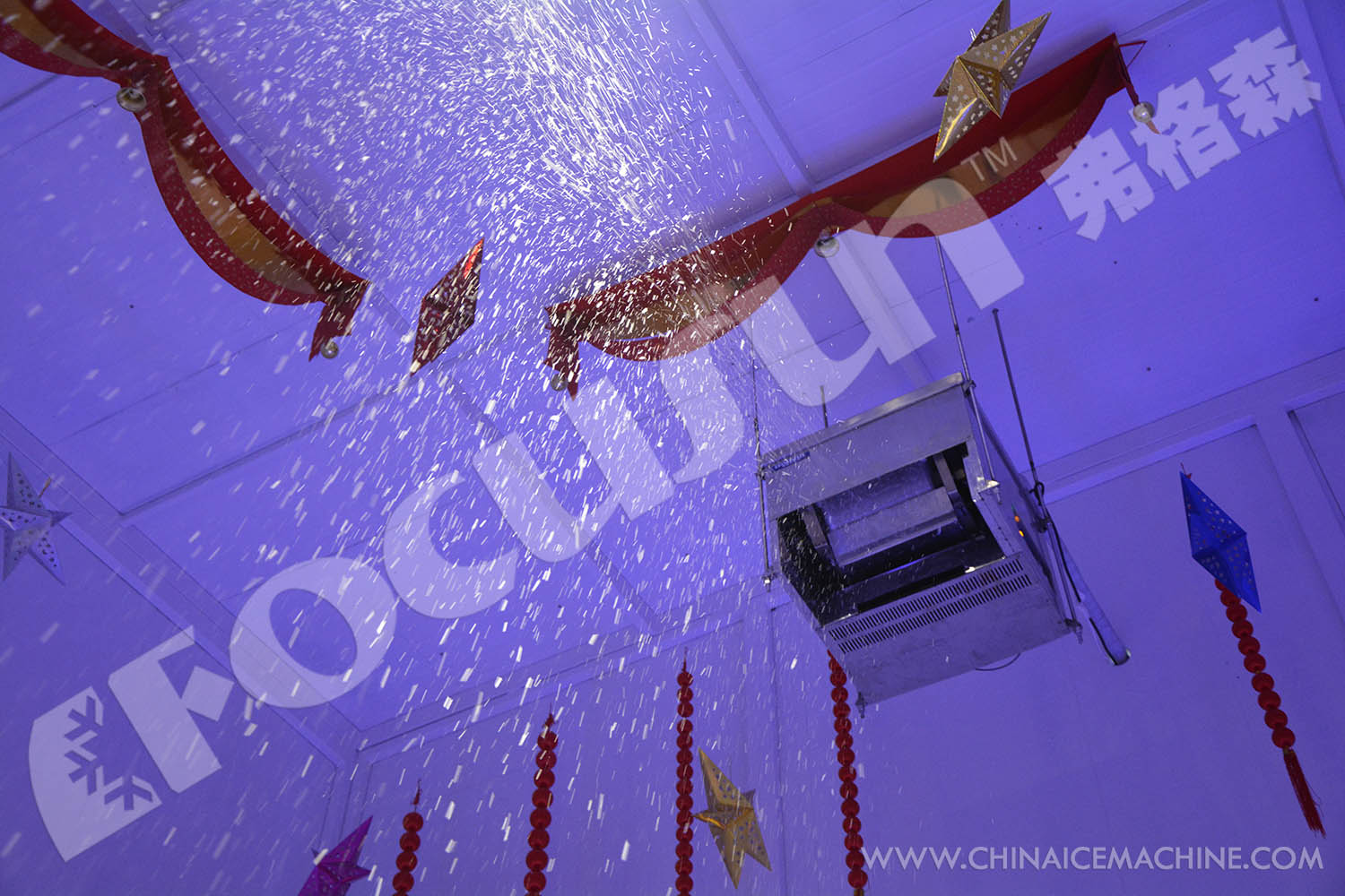 Focusun Indoor Snow Falling Machine with Stainless Steel 304 and Copeland Compressor