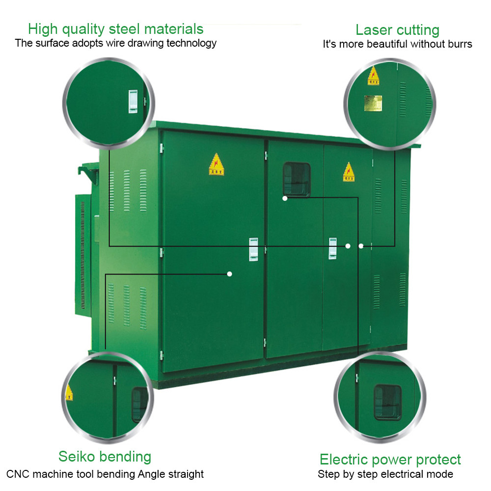 China Manufacturer of Zgs11-500kVA Pre-Installed Box-Type Substation Modular Set of 10kv Outdoor Substation 100kVA