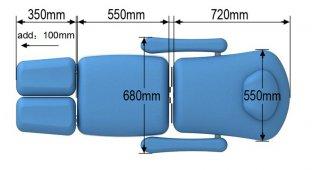 Deluxe Beauty Couches / Hydraulic Pedicure bed in Spa