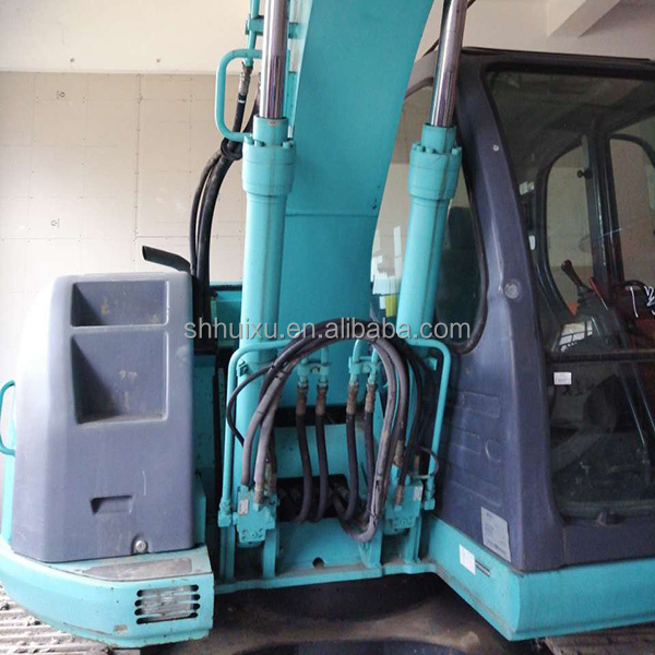Japan 12 ton mini used kobelco 125 second hand excavator with low price trade SK125 SK125SR