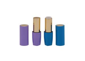 Quality 3.5g SGS Shiny Round Aluminum Lipstick Tube Container wholesale
