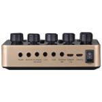Live Broadcast Singing Sound Card 3D Recording Mic Audio USB Port Headset Mixer