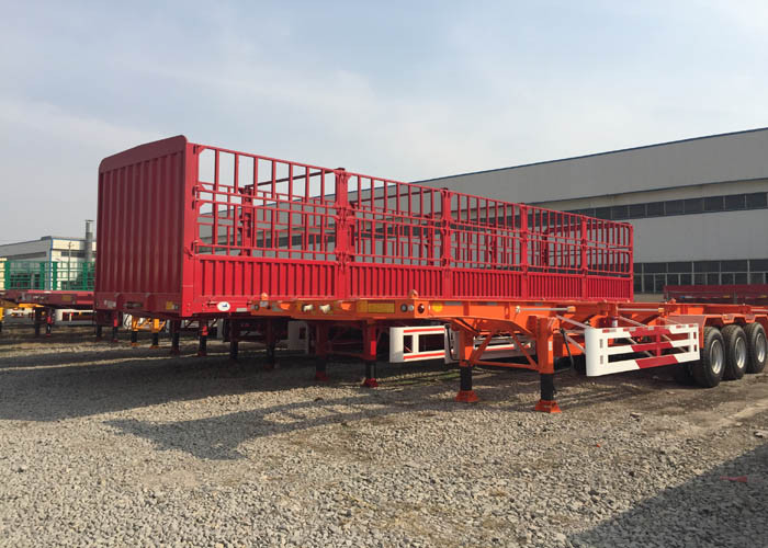 Carbon Steel Semi Truck And Trailer Big Truck Trailer 28T JOST