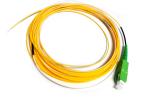 Single Mode SC APC Fiber Optic Pigtail Simplex 0.9mm 3m
