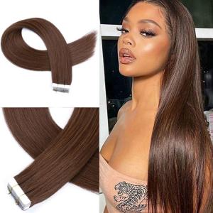 Quality Platinum Blonde 20 Inch Tape Extensions Virgin Human Hair wholesale