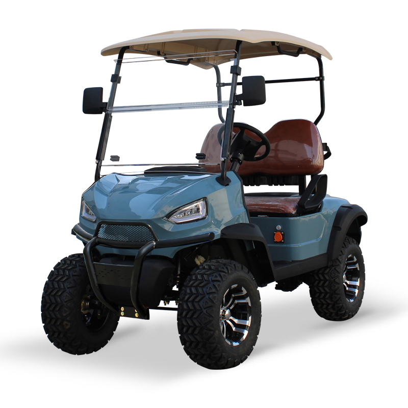 400-500kg Curb Weight 2024 Custom Design Luxury Lifted 2 Passenger Electric Golf Cart With Aluminum Golf Cart Frame