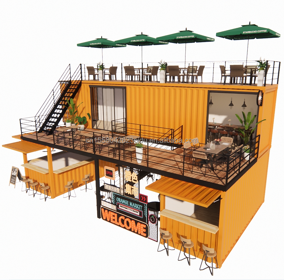Container with Bathrooms and Kitchens Modern Rapid Construction of Modular Prefabricated Houses