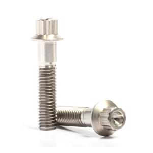 Quality M7 X 32 12 Point Flange Head Titanium Bike Bolts wholesale