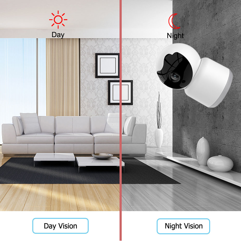3mp HD Wifi PTZ Camera Remote Control Smart Security Night Vision