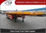 12.5 Meters 3 Axle 40 Ft Flatbed Container Trailer