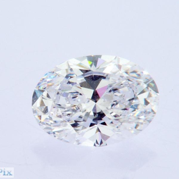 CVD Lab Grown White Diamonds 2.1ct Oval Brilliant Cut F Color VVS2 Clarity IGI