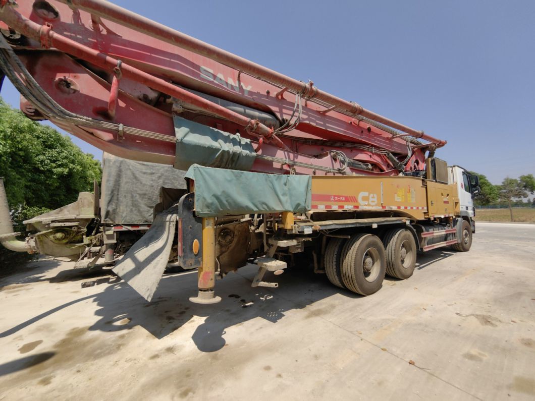 2019 Sy 49m Used Construction Machinery Concrete Boom Pump Heavy Equipment Concrete Pump Truck