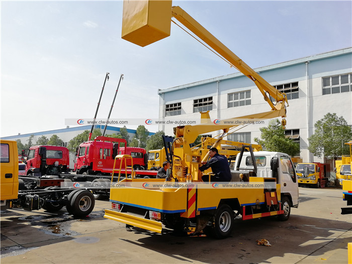 ISUZU 14-16m High Altitude Operation Trucks Aerial Bucket Truck High Lifting Platform Truck