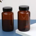 8oz 16oz 250ml 300ml 400ml 500ml Amber Brown Pharmaceutical Boston Round Glass