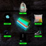 Colored PU Photoluminescent Heat Transfer Film Roll SGS For Skateboard