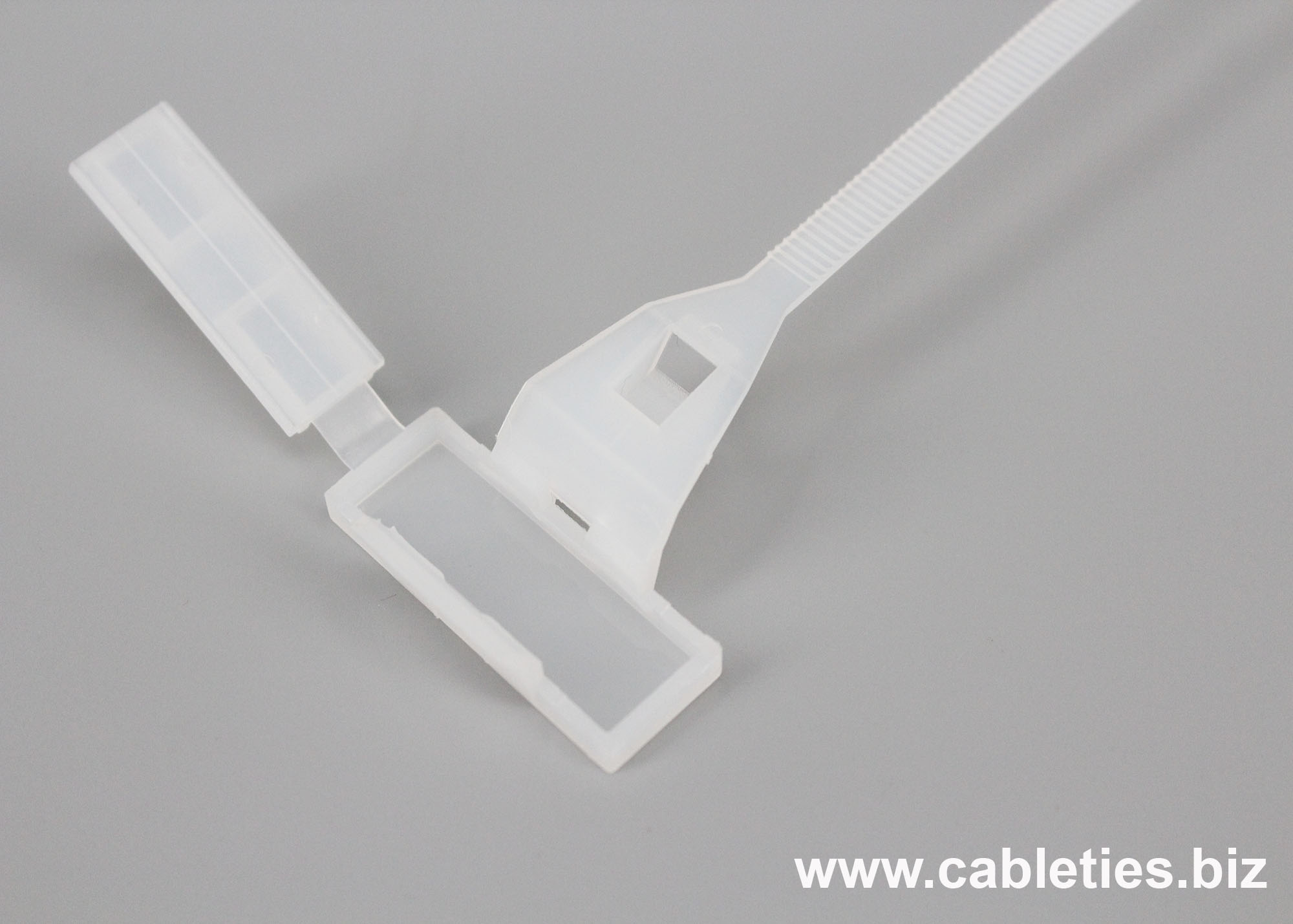 Nylon cable tie-flip marker cable tie