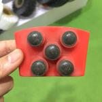 3 Inch Diamond Polishing Pads , Round 7mm Ceramic Polishing Pads