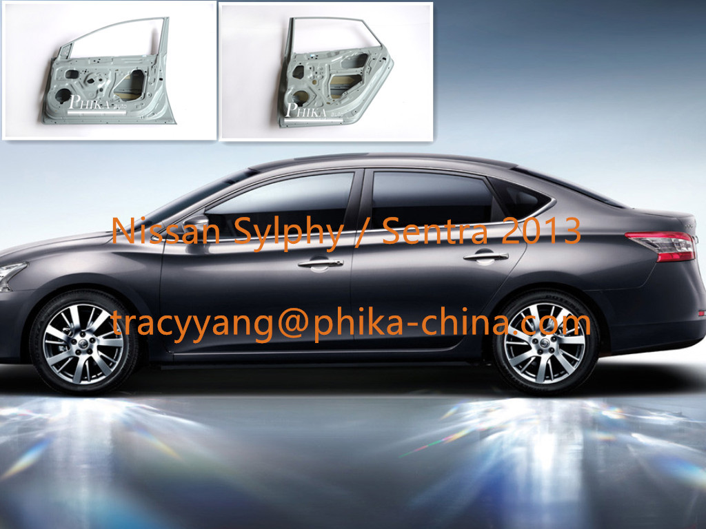 Auto Door Shell Replacement Car Doors For Nissan Sylphy / Sentra 2013 High Rigidity