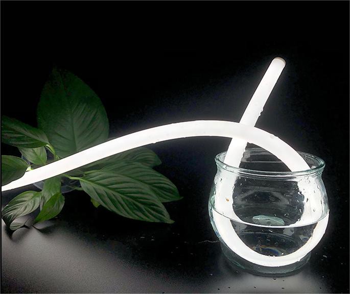 Φ 18mm Silicone Neon Strip 24V CRI90 9.6W/M 360° Flexible Round Neon Light