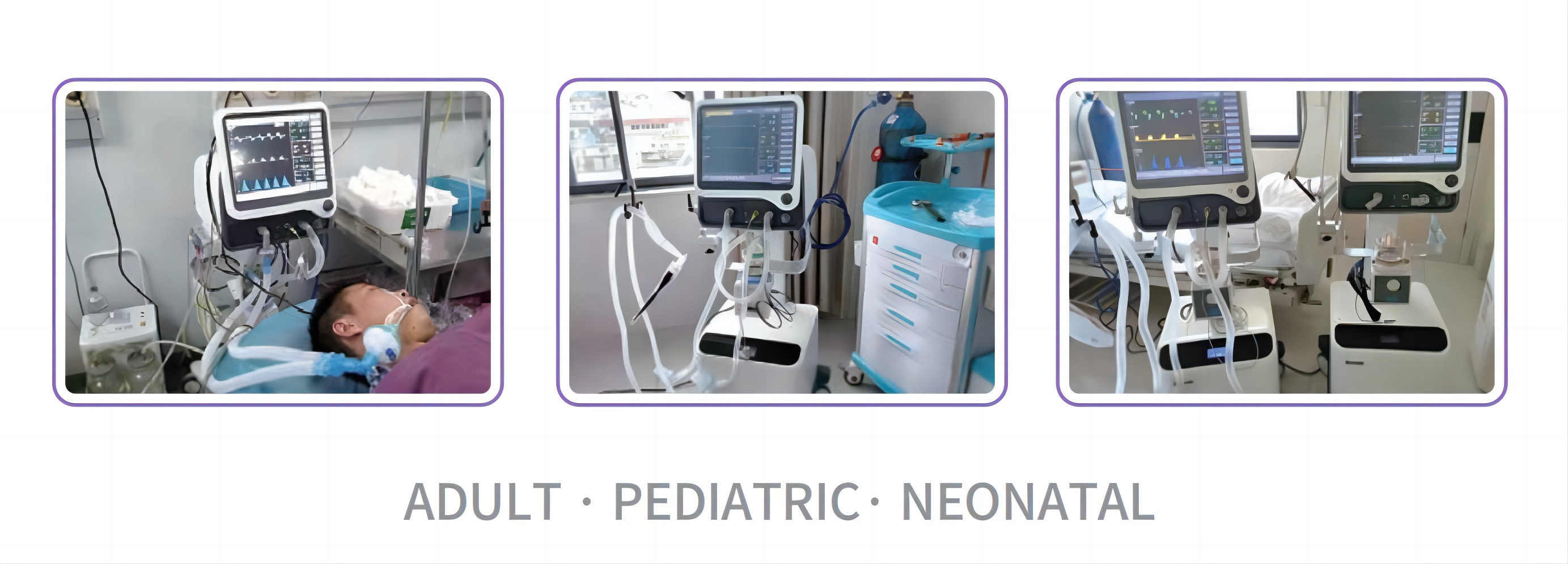 S1600 Hospital ICU Ventilator 10.4" TFT Screen ICU Breathing Machine
