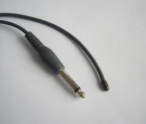Quality Black Wire Rectal Medical Temperature Probe With Direct Mono Connector wholesale