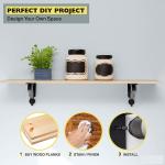 5mm Thickness Powder Coated Decorative Furniture Shelves Bracket for Items on