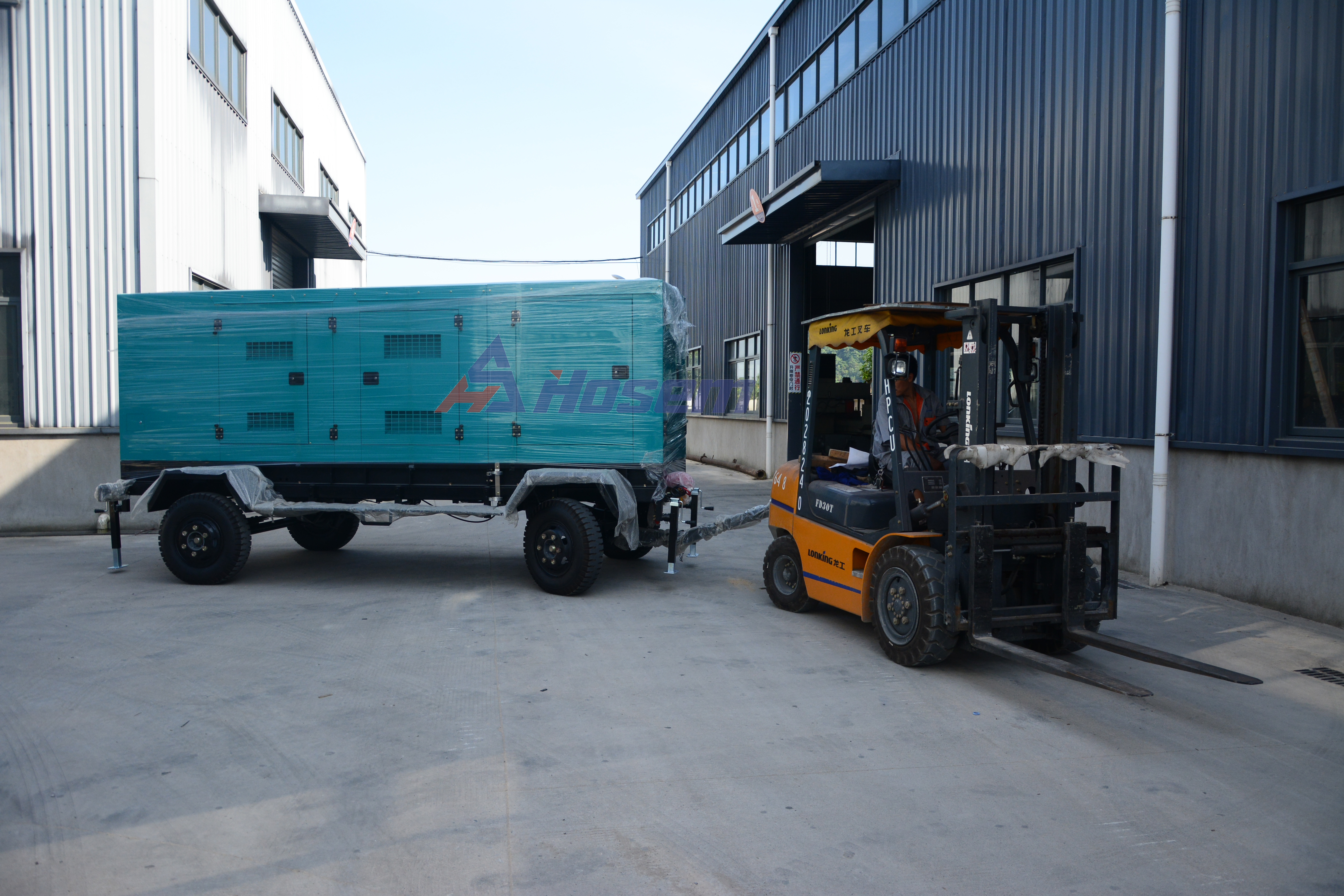 Perkins 60Hz Trailer Type Diesel Generator Set , EPA Certificate Euro Standard