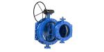 DN350mm Ductile Iron Double Eccentric Butterfly Valve With Arch Disc