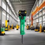140MM Chisel Concrete Rammer Hydraulic Breaker For Skid Steer Construction