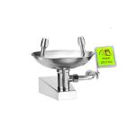Stainless Steel Wall Mounted Eyewash Station Standard Version With Aluminum