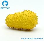 Teeth cleaning Spiky Squeaky rubber latex toy for dogs
