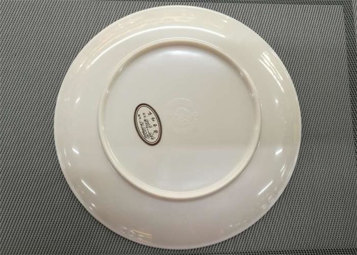 Unbaked Porcelain Dinnerware Sets UNK Plate Diameter 23cm Weight 250g White Color