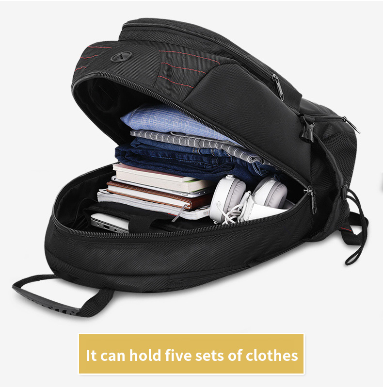Computer Interlayer Oxford Waterproof Backpack Multifunctional 70l Travel Backpack
