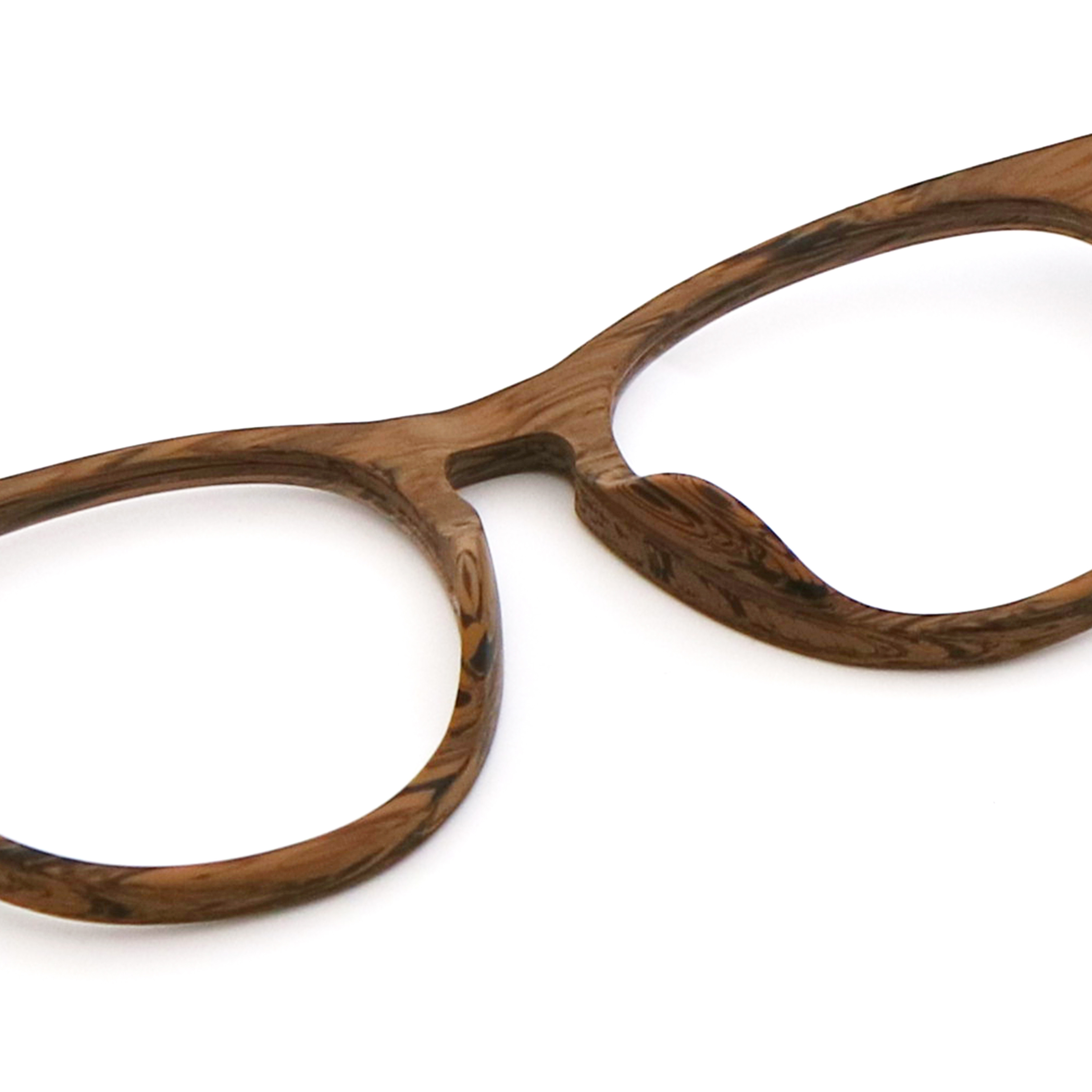 Latest Styles Wood Grain Acetate Optical Glasses Frame MR 6114