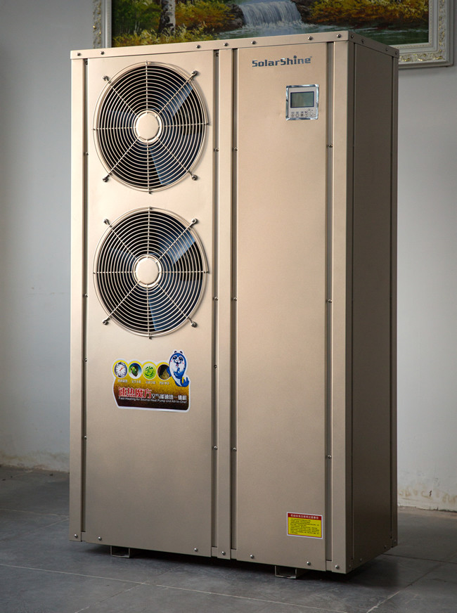 Durable High Efficiency Heat Pump Water Heater Golden Color CE Certification