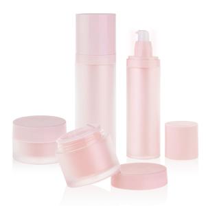 Quality Pink Plastic Cosmetic Containers Lotion Pump 50g 120g TSA wholesale