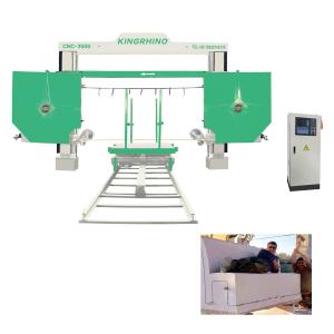 Quality 15kw CNC Diamond Wire Saw Cutting Machine For Marble Granite 3500x3500x2100mm wholesale