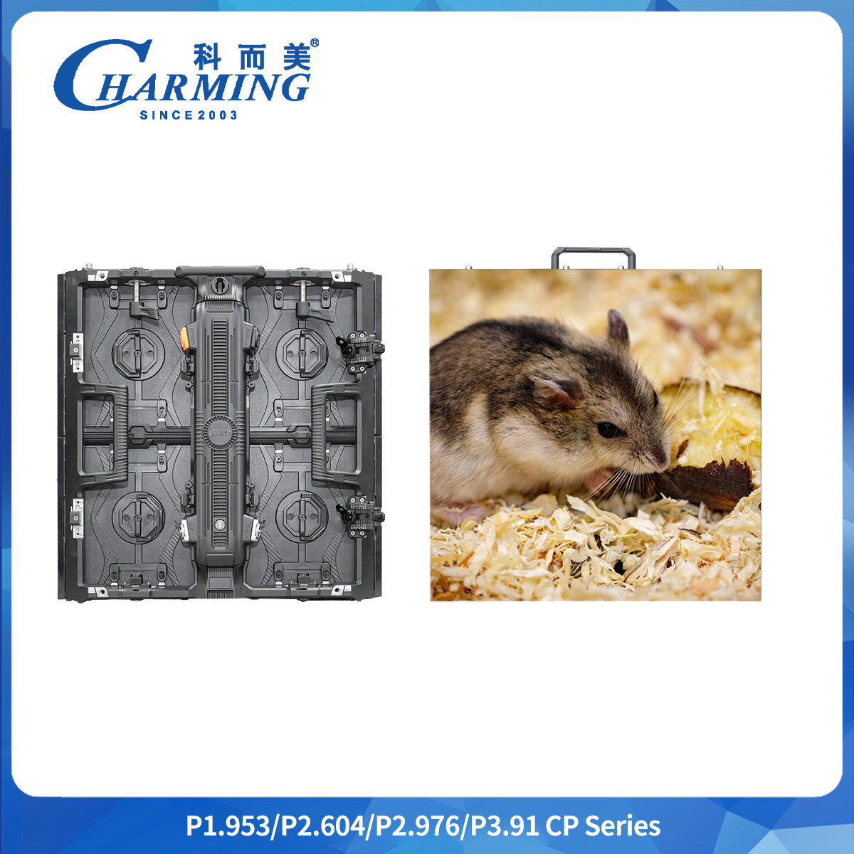 Good Heatdissipation P2.6/2.98/3.91 CP Series Outdoor IP65 LED Video Waterproof Wall With REAN Signal Aviation Plug