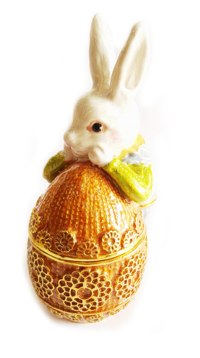 Rabbit Bejeweled Trinket Box Pewter Rabbit Jewelry Box Hinged Jewelry Box Easter Rabbit Jewelry Trinket BoxGift