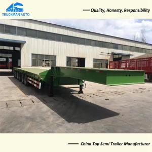 Quality 120 Tons Lowbed Semi Trailer 6 Axle HG60 Material wholesale