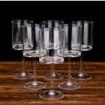 Custom Logo 14oz Reusable Wine Glass Acrylic Square For Party Celebrations