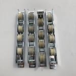 Stainless Steel Adjustable Sliding Door Roller Four Door Pulley 23mm Width 20mm