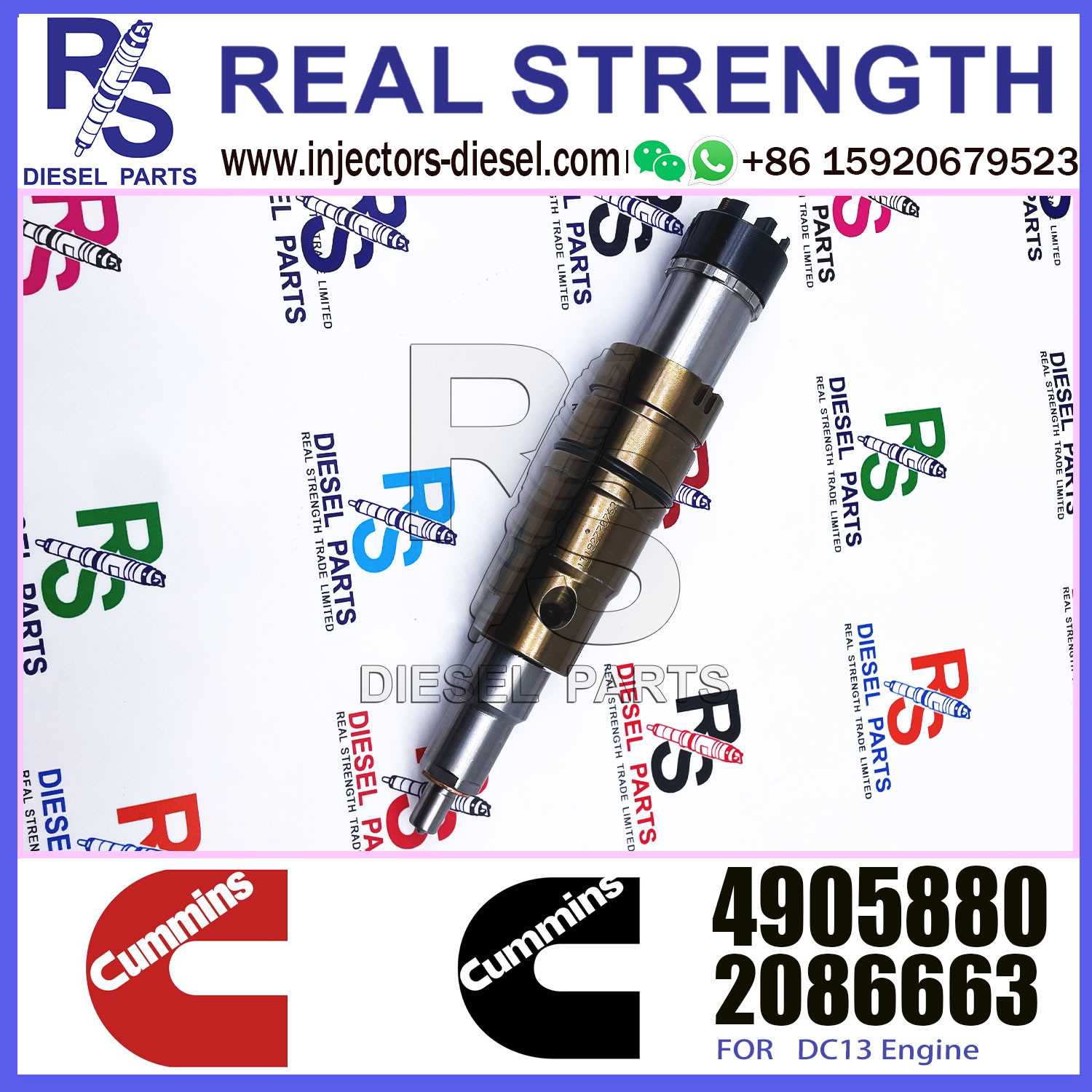 Diesel Engine Fuel Injector 4905880 2872544 2031835 2030519 For Cumm-ins SCA-NIA Engine