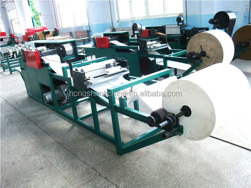 Mango Fruit Protection Paper Bag Making Machine , 2cm To 35cm Paper Pouch Making Machine