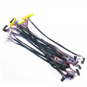 Quality 32 AWG Universal LVDS Cable , 30 Pin Motherboard Cables For LCD Panel Controller wholesale