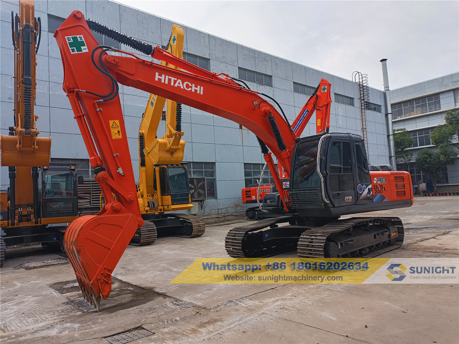 Heavy Machinery Used Hitachi Excavator With Working Hours 1000 To 2300Hours