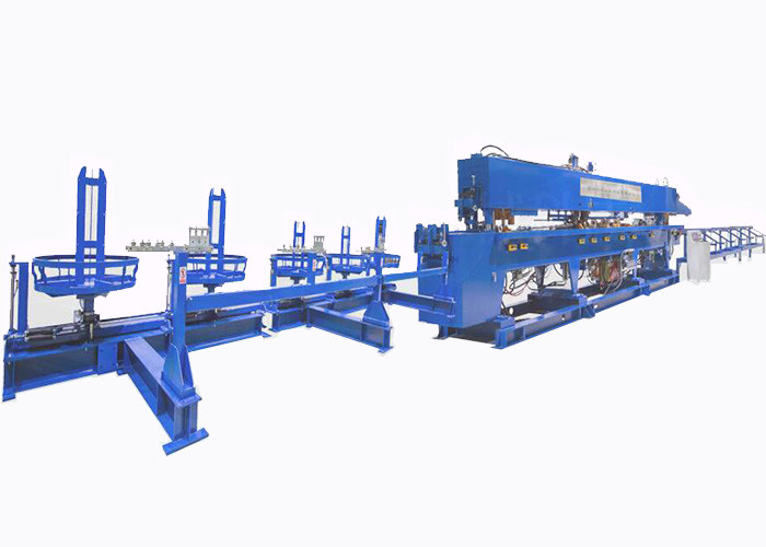 Automatic Steel Bar Roof Truss Machinery Lattice Welding 12 M Every Min